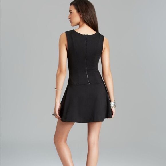 Free People Black Cha Cha Skater Dress Small - Picture 2 of 4